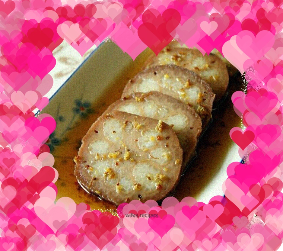 Osmanthus, red dates, lotus root