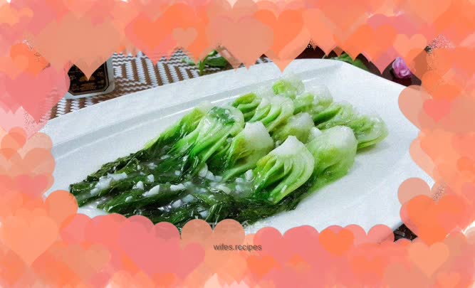 Grilled Rapeseed with Garlic