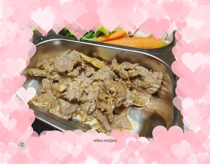 Stir-fried beef