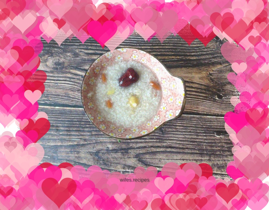 Chestnut, Red Date and White Rice Porridge