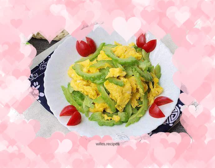 Bitter Melon Fried Duck Egg