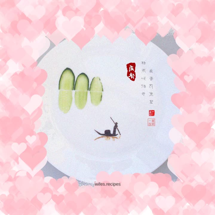 Rain solar terms dinner plate painting