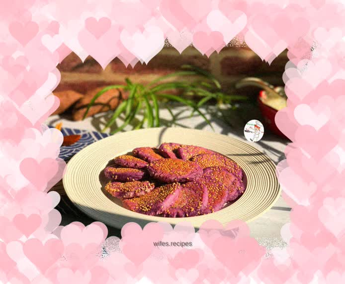 Purple Sweet Potato Glutinous Rice Cake