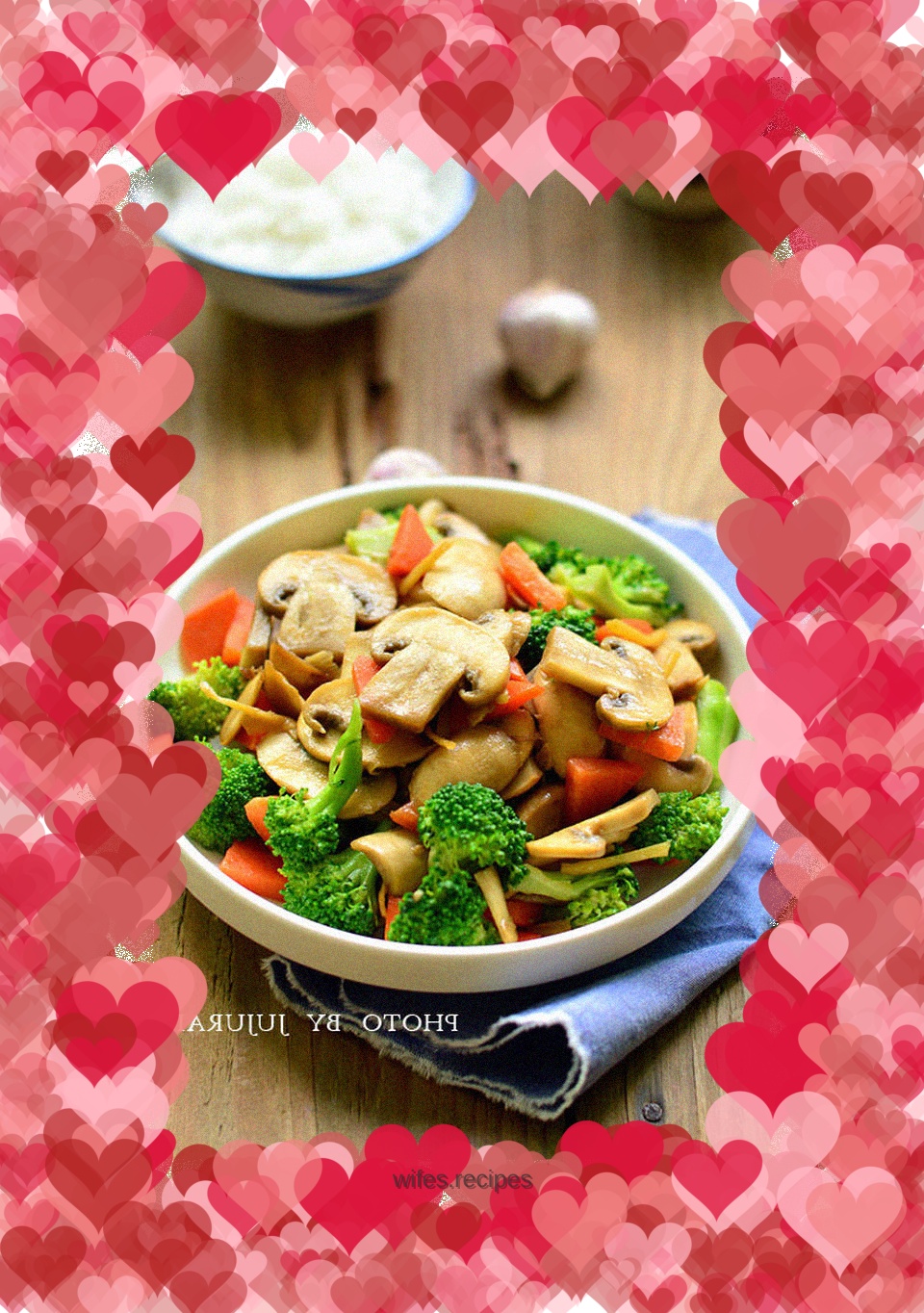Sautéed Mushrooms with Broccoli
