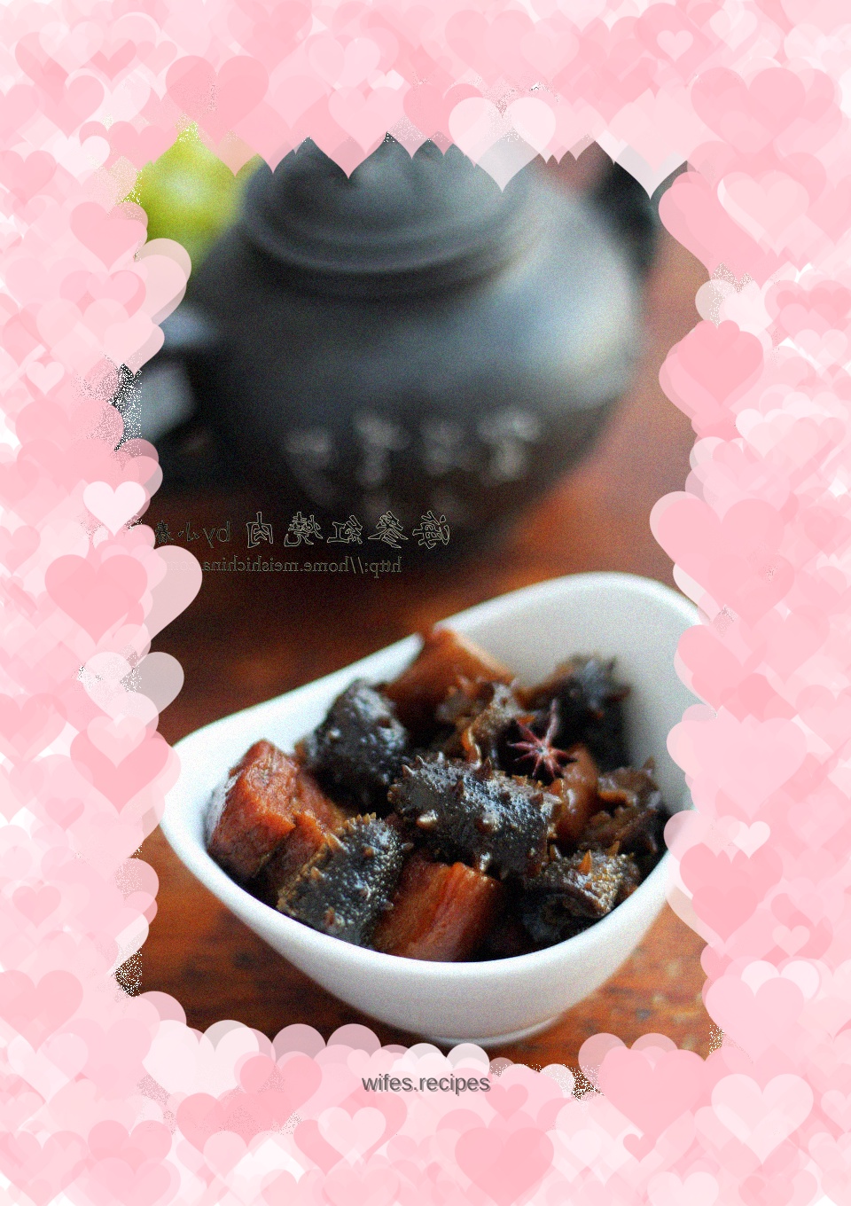 A must-have deluxe version of braised pork for family banquets - sea cucumber braised pork