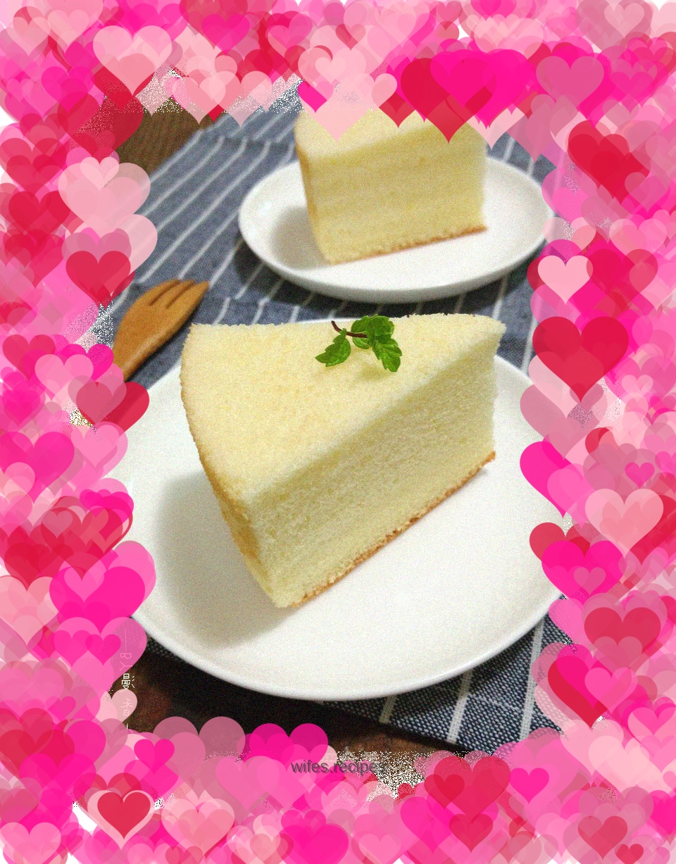 Super simple and perfect chiffon (6 inches with two eggs)