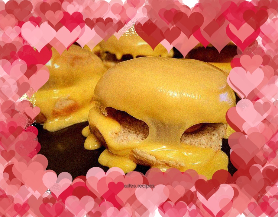 Five Minute Cheese Sausage Burger