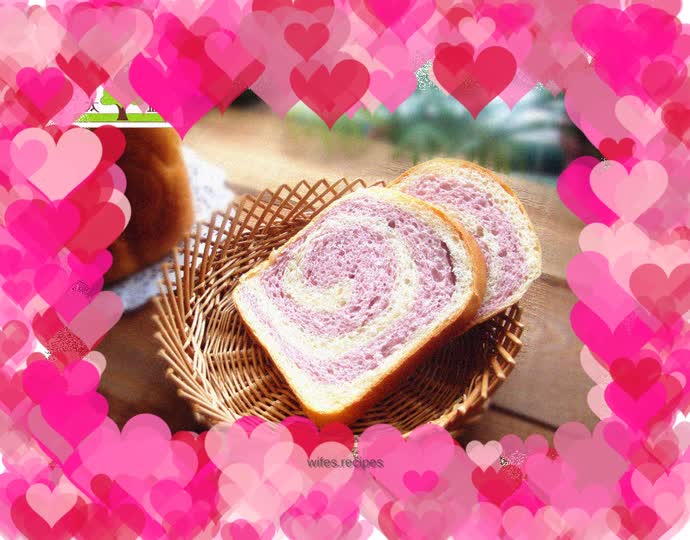 Yingtai Food Club---Soft purple sweet potato two-color toast