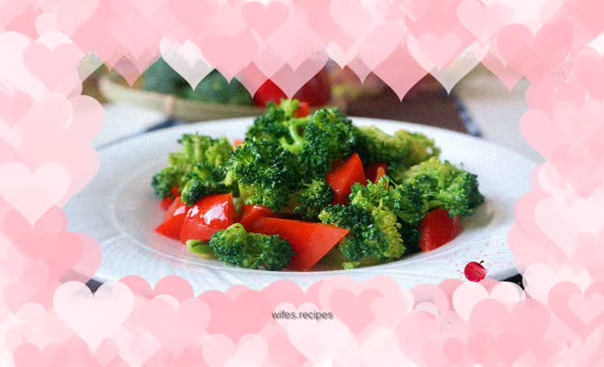 Colorful Pepper Broccoli
