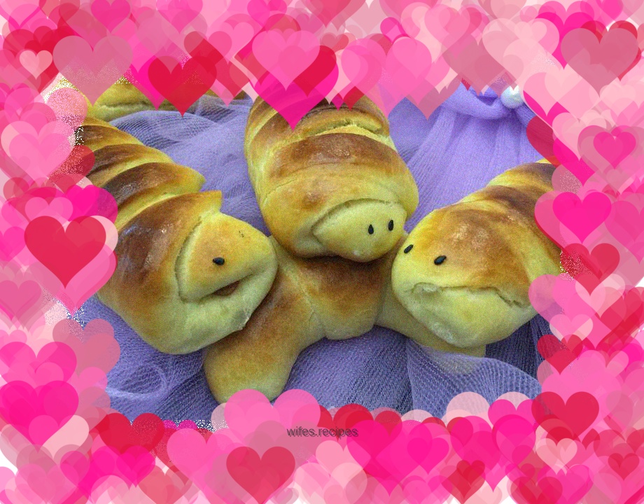 Improved version of caterpillar bread
