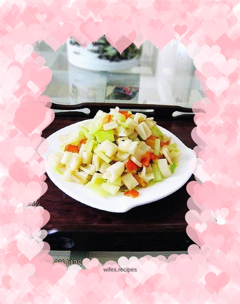 Celery and lotus root