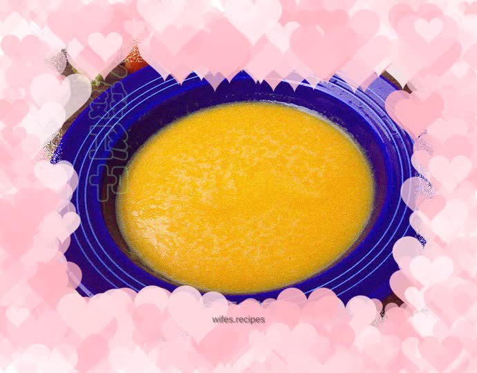 Carrot and corn soup