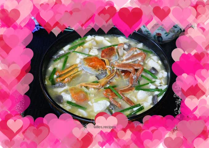 Crab, Tofu and Shimeji Mushroom Soup