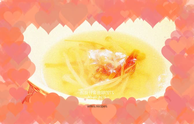 27’s Cooking Diary—Enoki Mushroom and Whitebait Soup