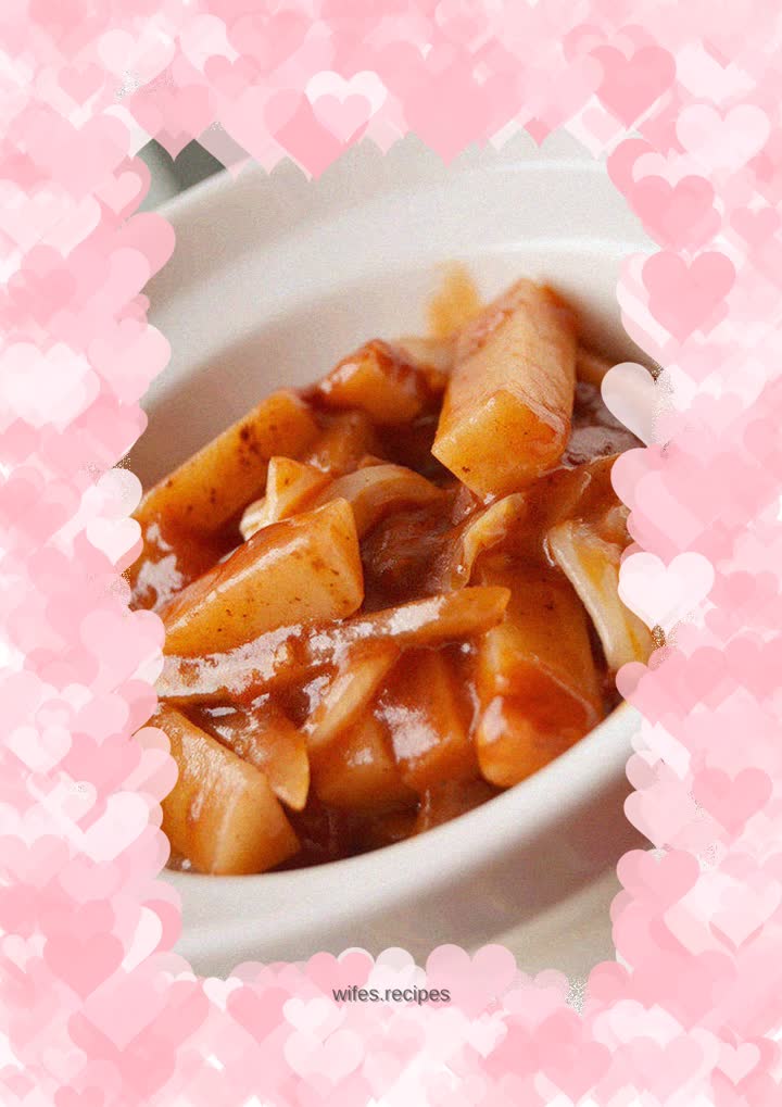 Korean fried rice cake