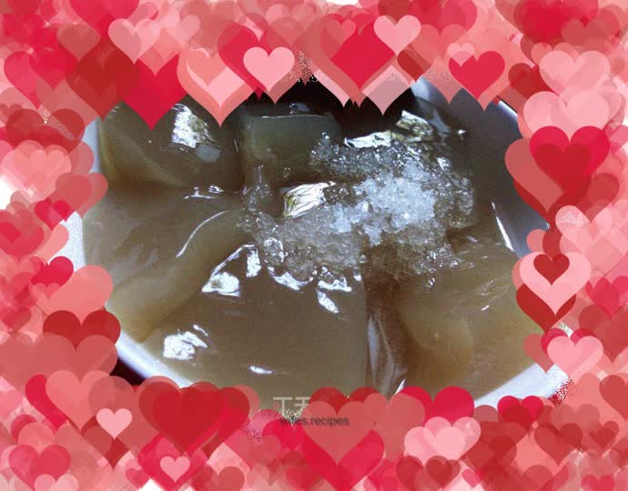 Mung bean soup jelly