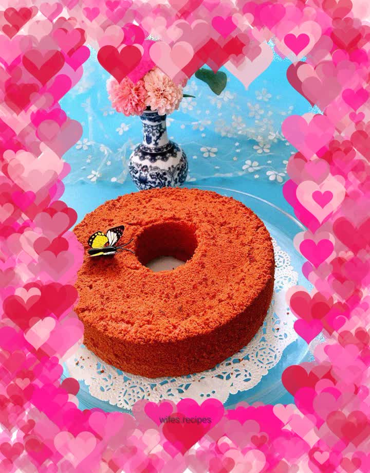 Red velvet hollow cake