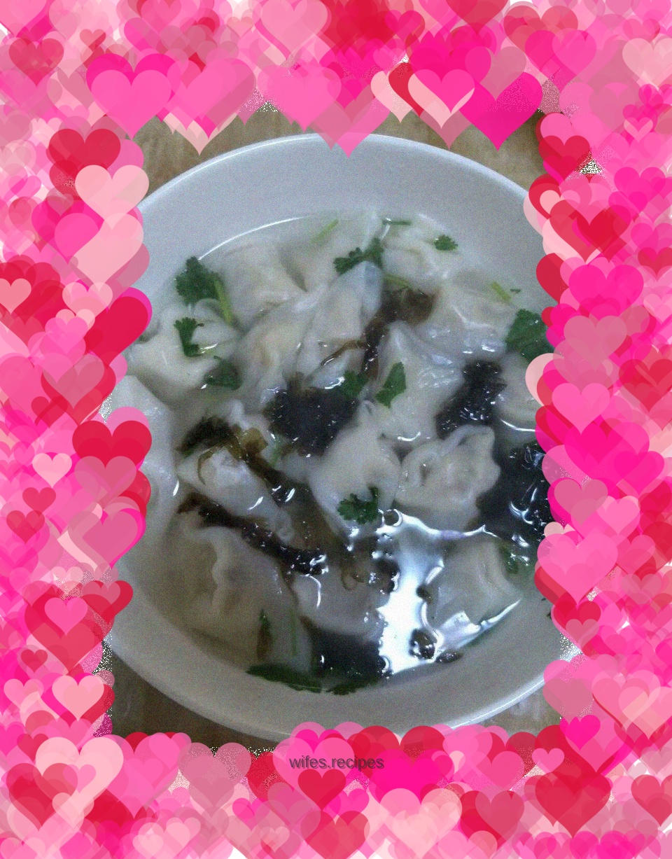 Chicken and Mushroom Wontons