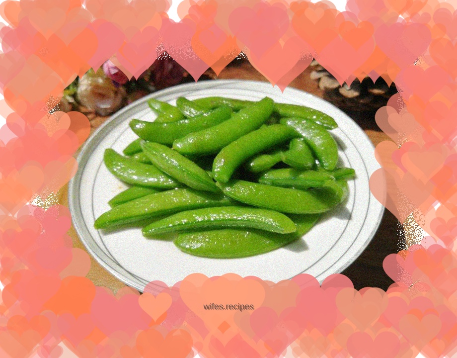 Stir-fried sweet beans