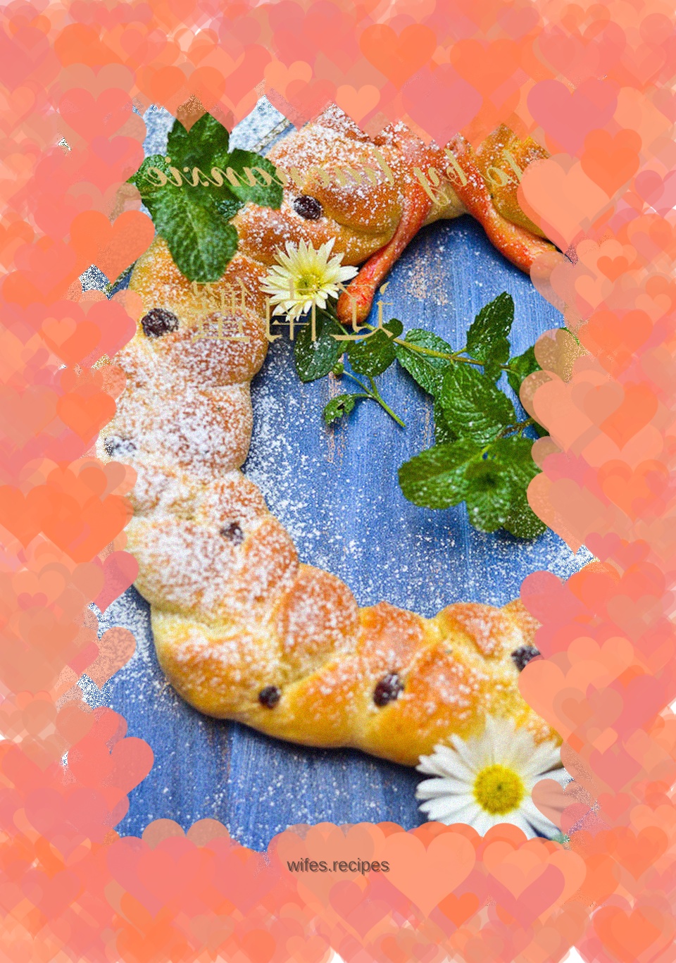 Christmas bread rings