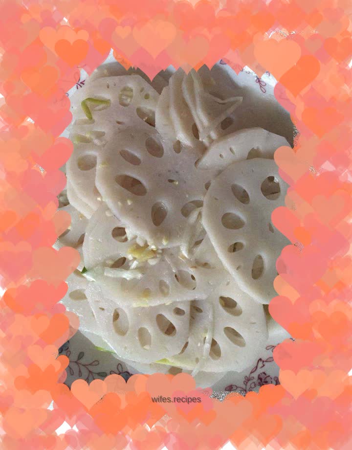 Braised lotus root