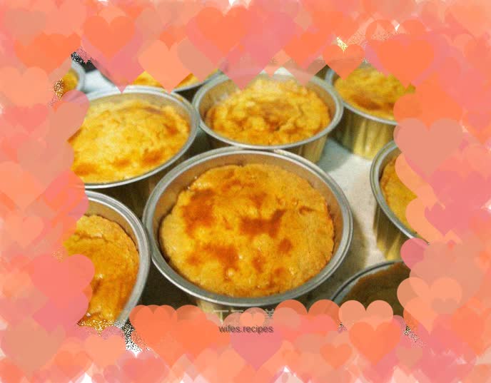 Warm dessert - French cheese cake