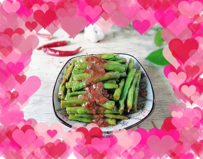Fried cowpeas with shrimp paste