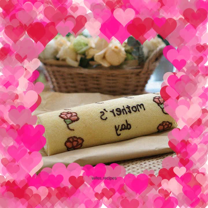 Painted cake rolls [make the cake full of artistic flavor]