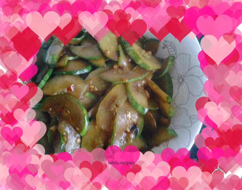 Stir-fried cucumber