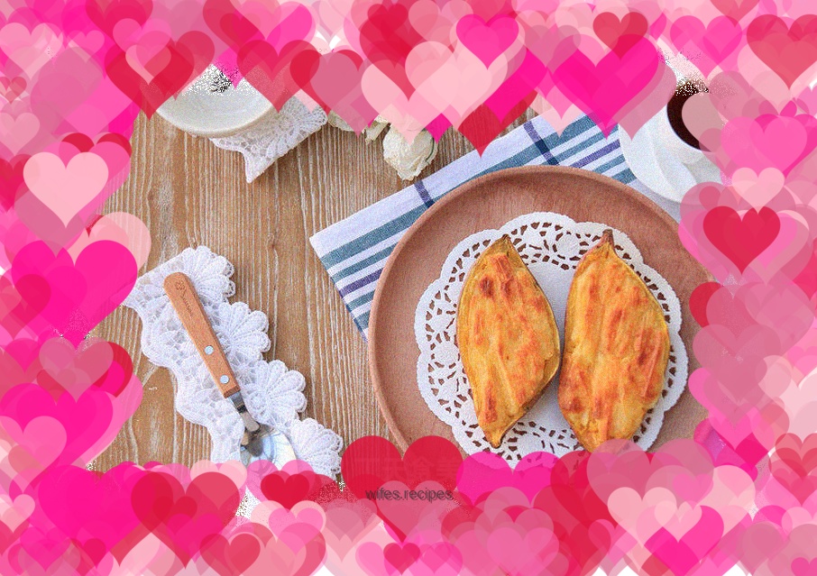 Cheese Baked Sweet Potatoes