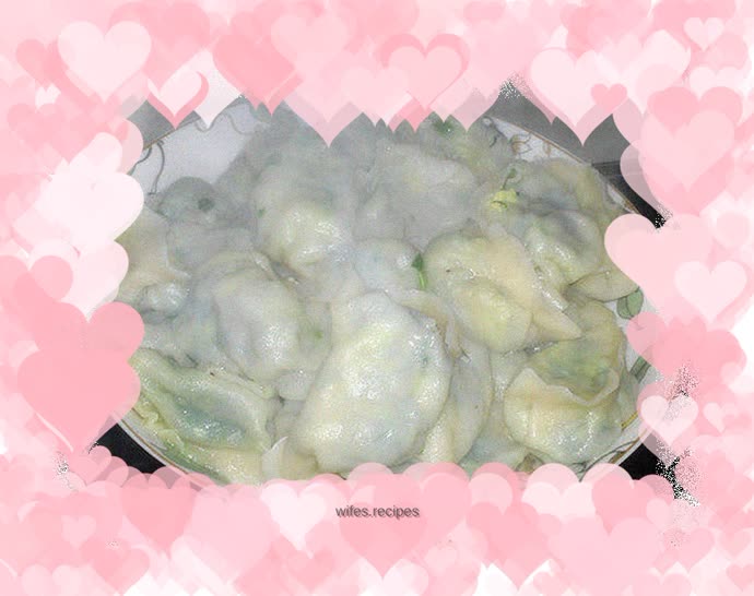 Dumplings stuffed with chives