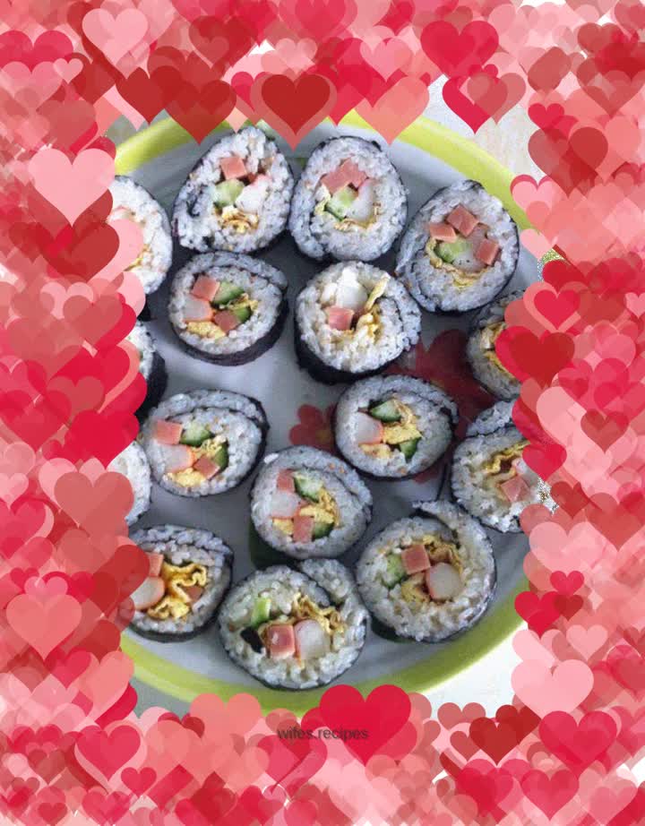 Korean cuisine: kimbap