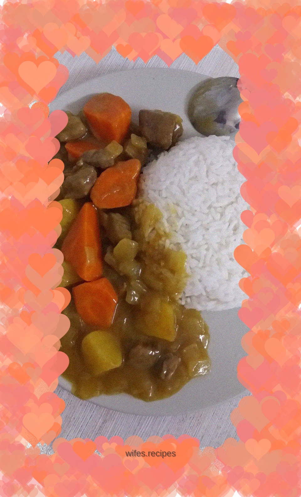 Beef curry rice