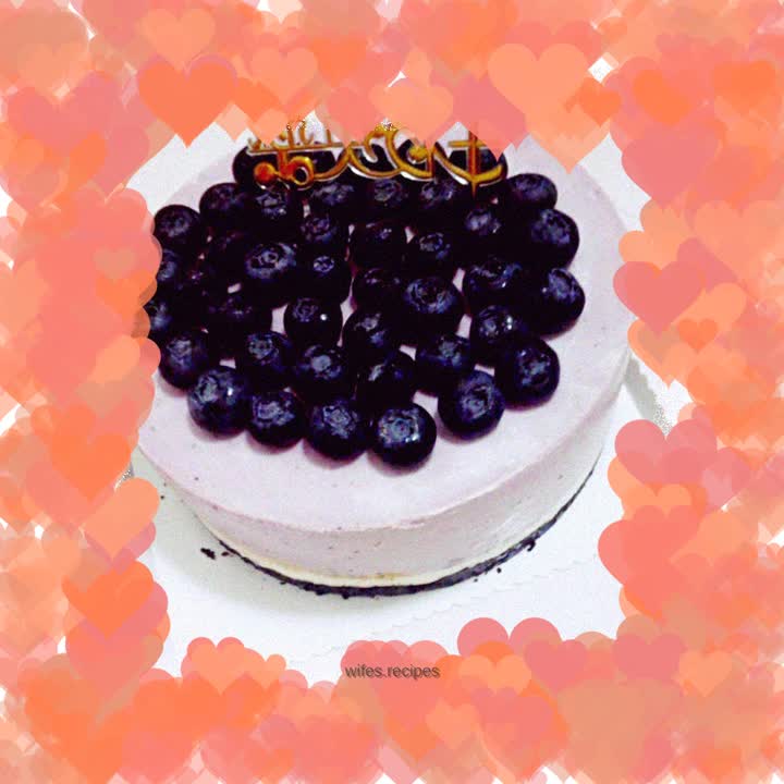 Quadruple Blueberry Cheese Mousse