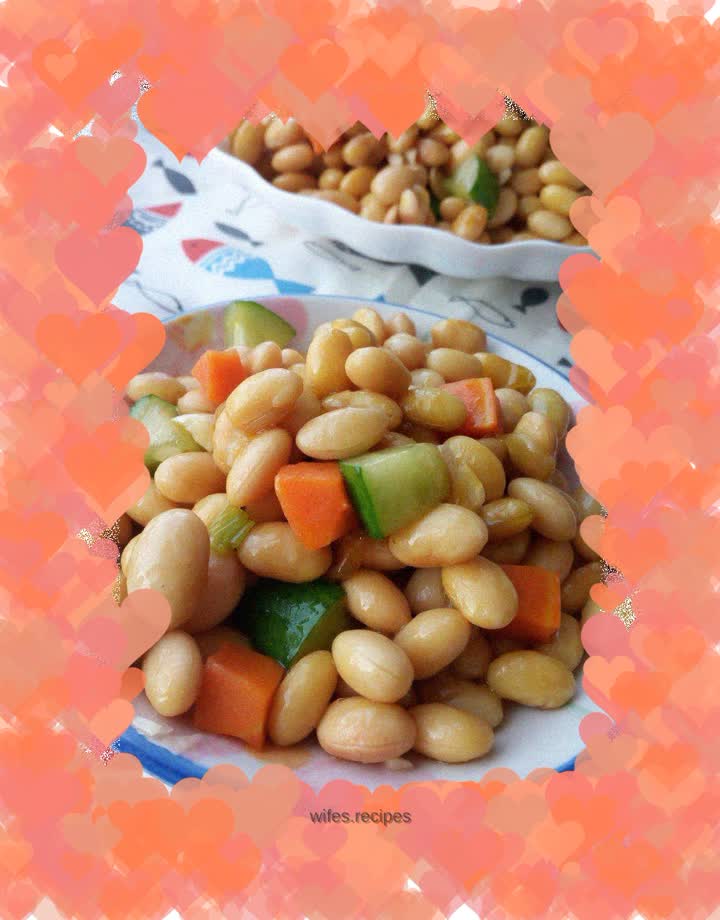 Vegetarian fried soybeans