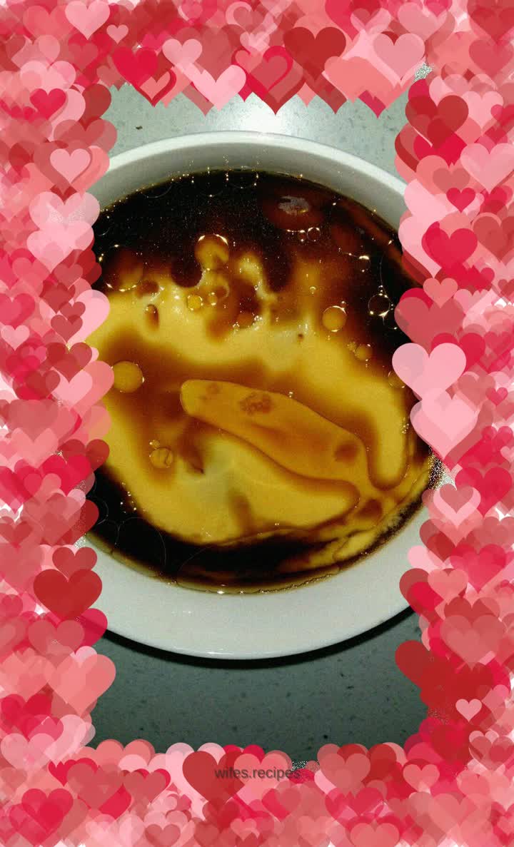 Microwave steamed eggs