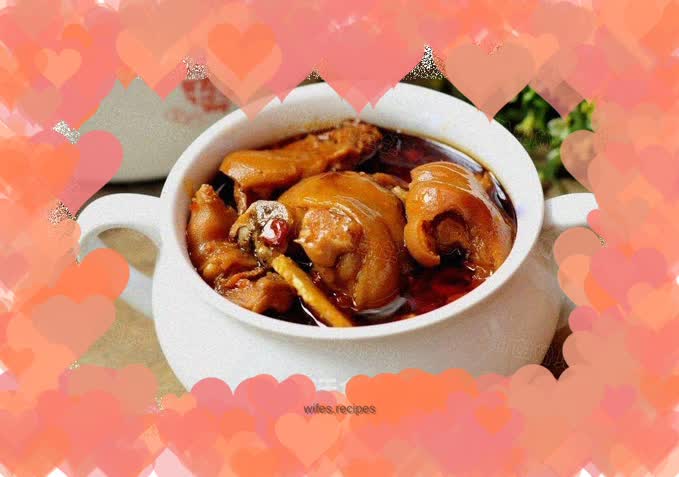 Beer Braised Pork Trotters