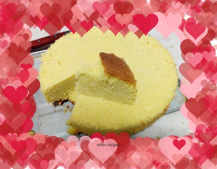 Classic whole egg sponge cake