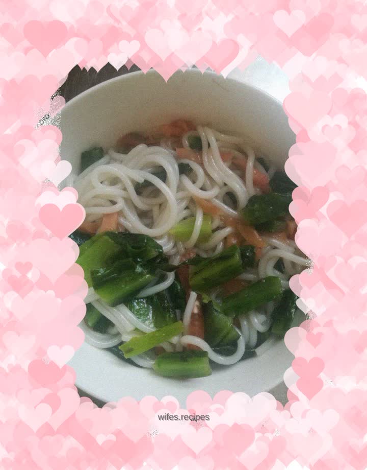 Instant rice noodles