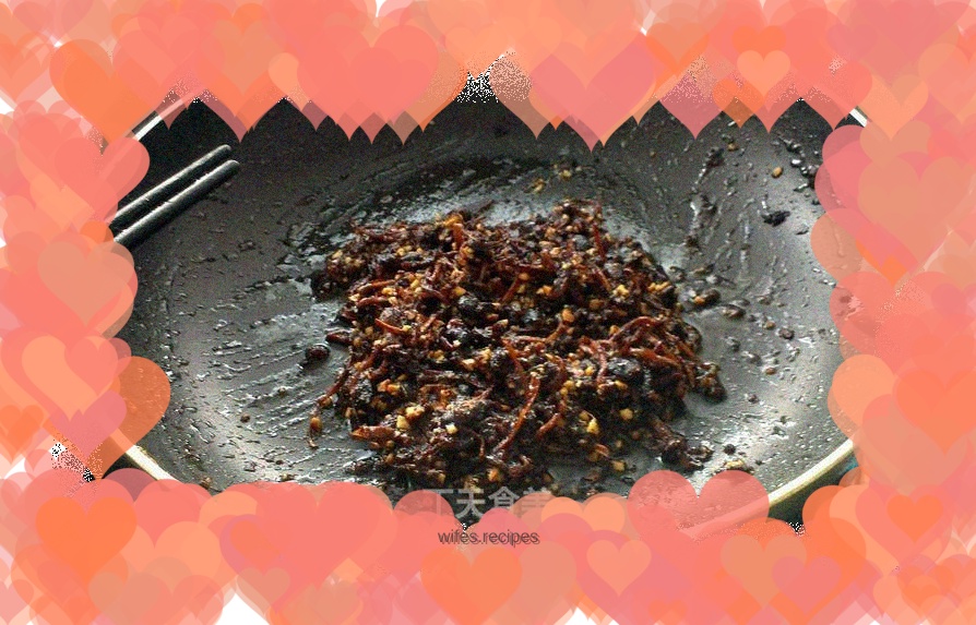 Mushroom root and black bean sauce