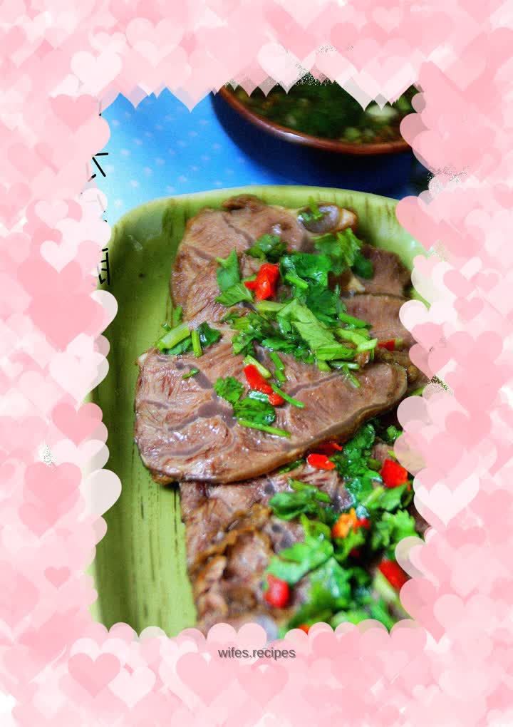 Dad’s specialty dish: [Family Braised Beef Tendon]