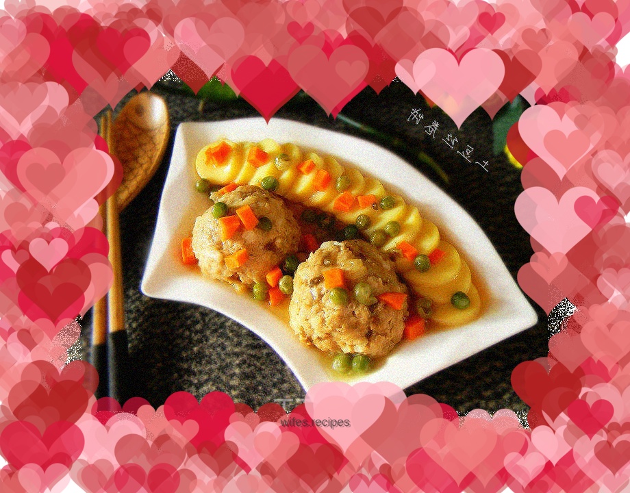 Steamed Tofu Lion Head