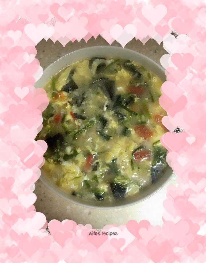 Delicious homemade pimple soup