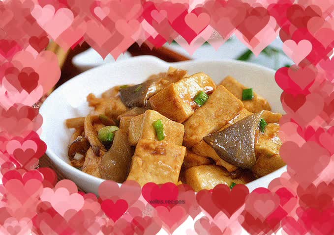 Grilled Tofu with Oyster Mushroom