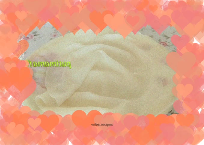 Self-recipe steamed spring cakes