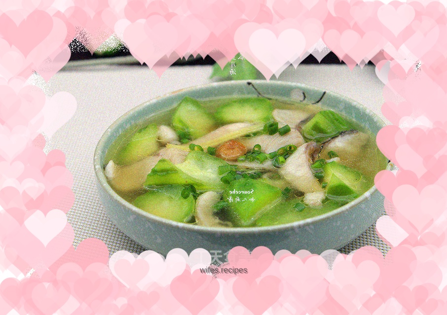 Loofah fillet soup