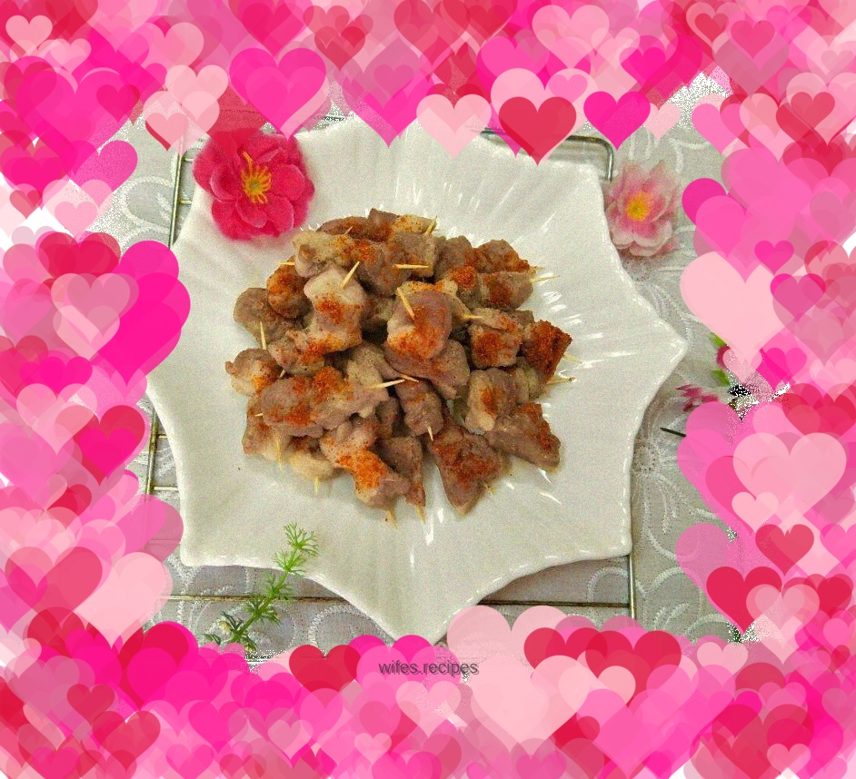 Electric grilled toothpick meat