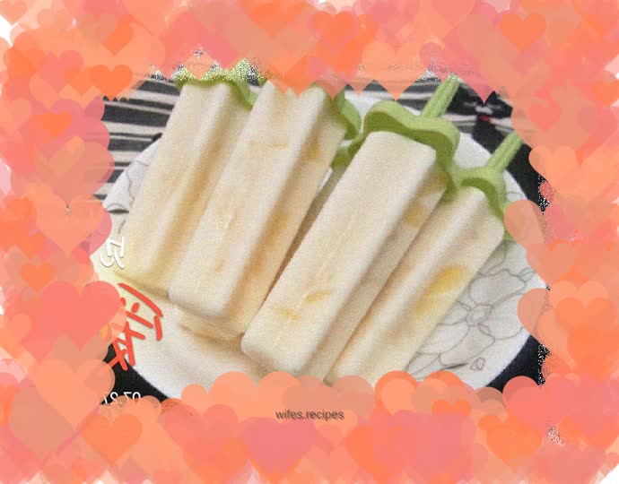 Mango milk ice cream