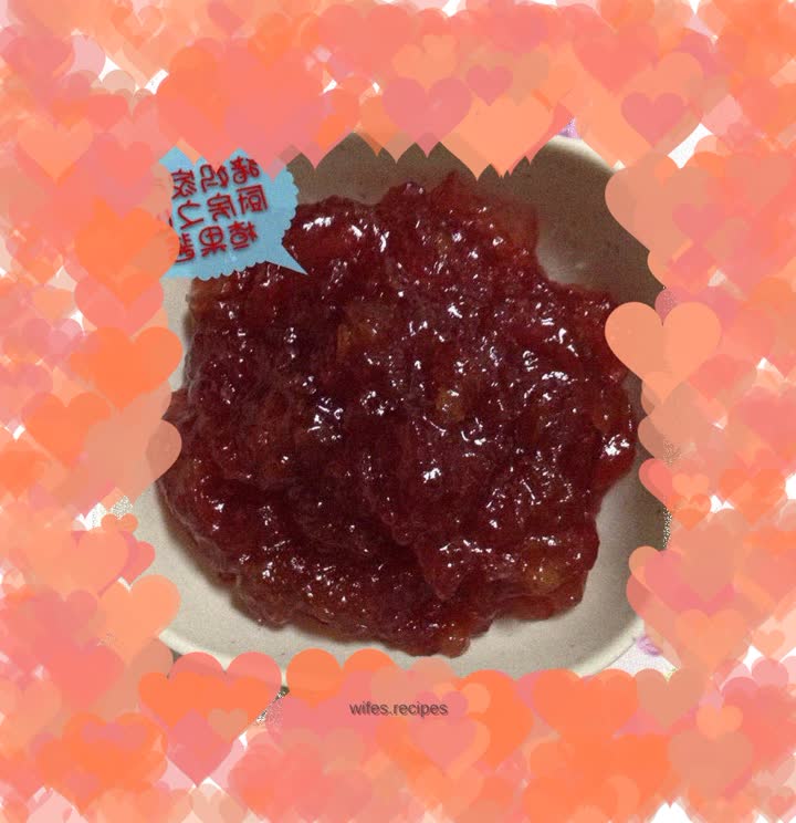 Sweet and sour hawthorn jam