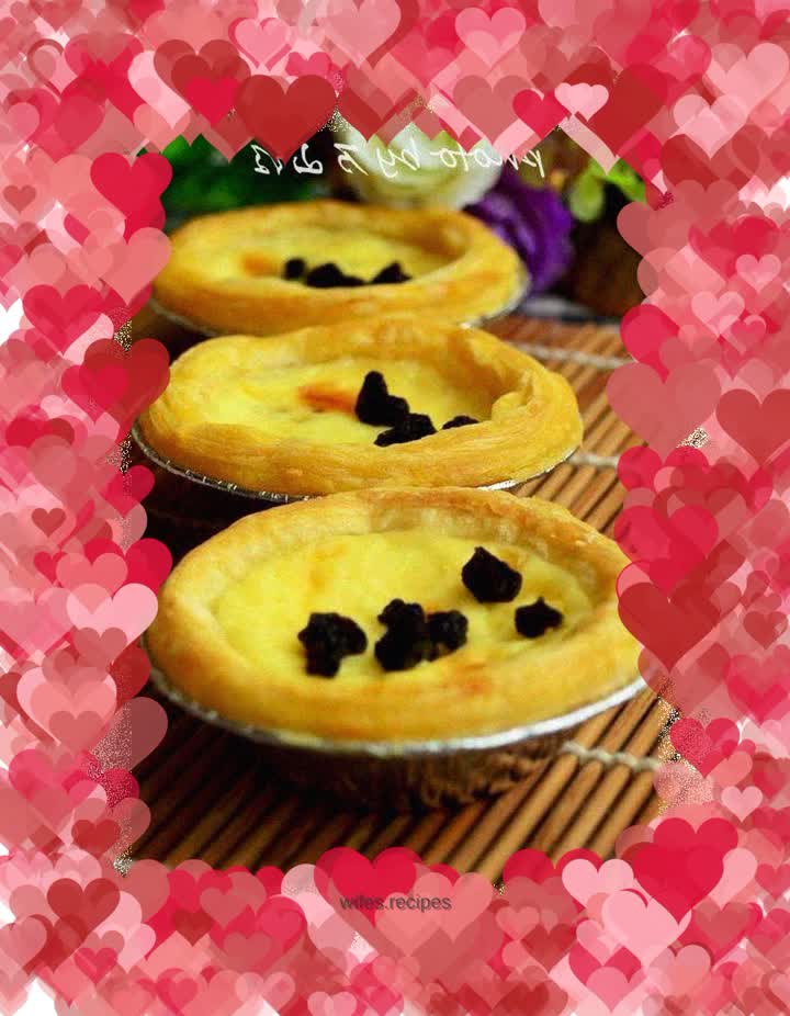 Blueberry Egg Tart